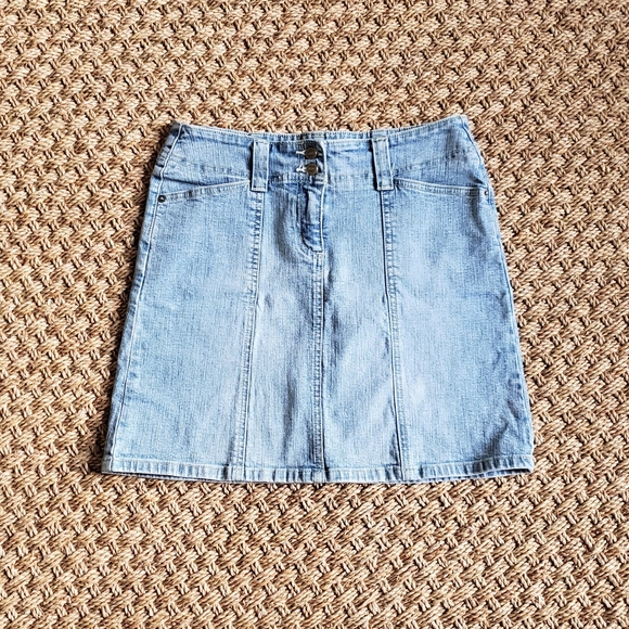 Halogen Stretchy Jean Skirt - Picture 7 of 7